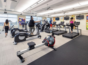 Newly debuted fitness center